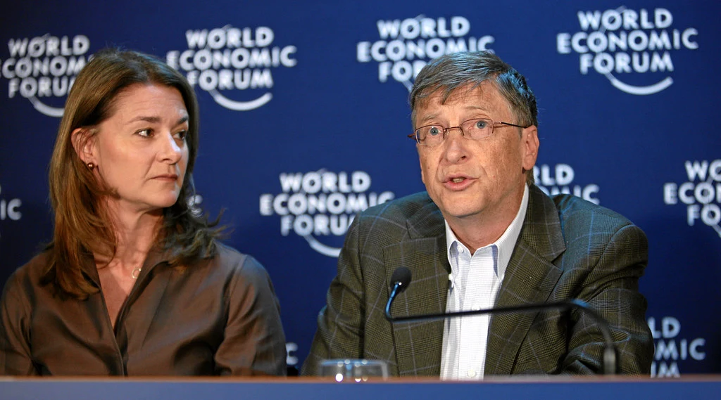 Maiores doadores do mundo - Bill e Melinda Gates 