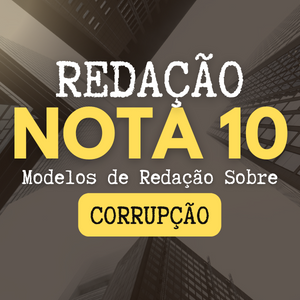 Redação sobre corrupção