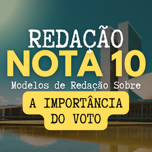 Redação sobre a importância do voto