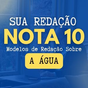 Redação sobre a água