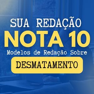 redação sobre desmatamento