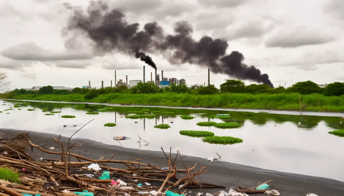 Redação sobre poluição ambiental